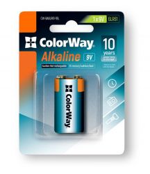  ColorWay  6LR61 9V Alkaline Power * 1 (CW-BA6LR61-1BL) -  1