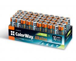 ColorWay AA LR6 Alkaline Power () * 40 colour box (CW-BALR06-40CB) -  1