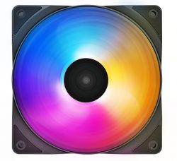 ���������� 120 ��, Deepcool RF120 FS, Black, 120x120x25 ��, LED ���������, 500-1500 ��/���, �� 27 ��, 3-pin (PWM), ����������������� ��������� (DP-FLED3-RF120-FS) - �������� 1