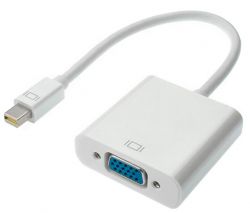  Mini DisplayPort (M) - VGA (F), STLab, White, 15  (U-999) -  1
