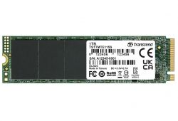 SSD  Transcend 115S 1Tb M.2 PCI-E 3.0 x4 3D TLC (TS1TMTE115S)