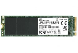   M.2 1Tb, Transcend 115S, PCI-E 3.0 x4, 3D TLC, 3200/2000 MB/s (TS1TMTE115S)