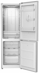 Холодильник Edler ED-355CIN, Steel, двокамерний, з нижньою мор. камерою, No Frost, загальний об'єм 281L, корисний об'єм 201L/80L, дисплей, електронний контроль температури, A+, режим "відпустка", 185x60x59.5см - Картинка 2
