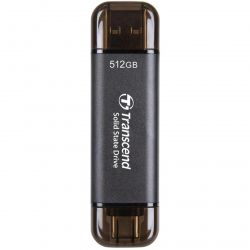 SSD накопитель Transcend ESD310C 512Gb Black USB 3.2 / USB Type-C (TS512GESD310C) - Картинка 1