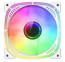  120 , GameMax Rainbow Force "Infinity", White, 12012025 , ARGB , 600-1600 /, 17.8-34.3 , 4-pin PWM / 3-pin ARGB (GMX-12ARGB-L)