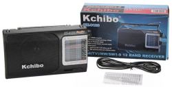  Kchibo KK-8120, FM/AM/SW , : TFcard, USB, Black, Box -  4