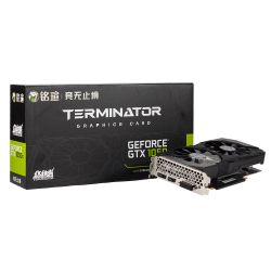  GeForce GTX 1050 Ti, Maxsun, Terminator V1, 4Gb GDDR5, 128-bit, HDMI/DP/DVI-D, 1392/7000 MHz, 6-pin (MS-GTX1050Ti Terminator 4G V1)