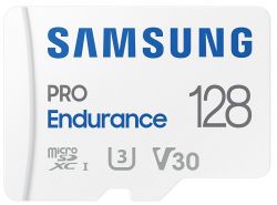   microSDXC, 128Gb, Samsung PRO Endurance, Class10 UHS-I U3 V30, SD  (MB-MJ128KA/EU) -  1