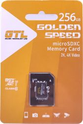 ' microSDHC, 256Gb, Class10, GTL, SD  (GTL256GBSDCL10U3-01)