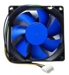  80 , Cooling Baby, Blue, 808025 , 1400-2500 /,  25 , 12V / 0.3A, 4-pin PWM (8025 4PS blue)