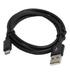 USB - micro USB 1  Patron Black, 2.4A (PN-USB-MICRO-1-B) -  1