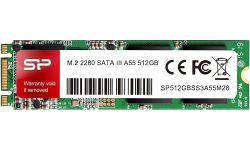 SSD  Silicon Power A55 512Gb M.2 SATA3 3D TLC (SP512GBSS3A55M28)