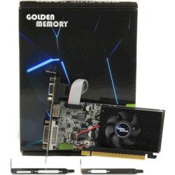  GeForce GT610, Golden Memory, 1Gb GDDR3, 64-bit, VGA/DVI/HDMI, 810/1333 MHz, Low Profile (GT610D31G64bit) -  1