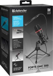 Мікрофон Defender Forte GMC 300 Black, кабель 1.5 м, ігровий стрим мікрофон - Картинка 3