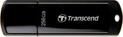 USB 3.1 Flash Drive 256Gb Transcend JetFlash 700, Black (TS256GJF700) -  1