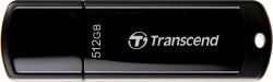 USB 3.1 Flash Drive 512Gb Transcend JetFlash 700, Black (TS512GJF700) -  1