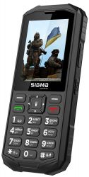   Sigma mobile X-treme PA68, Black, 2 Nano-SIM, 2.4" (240x320), microSD (max 32Gb), Cam 0,3Mp, no GPS, no Wi-Fi, BT, FM, MP3, Li-Ion 2500mAh -  3