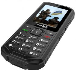  Sigma mobile X-treme PA68, Black, 2 Nano-SIM, 2.4" (240x320), microSD (max 32Gb), Cam 0,3Mp, no GPS, no Wi-Fi, BT, FM, MP3, Li-Ion 2500mAh -  5