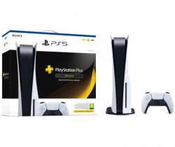 Ігрова приставка Sony PlayStation 5, White, з Blu-ray приводом + передплата PlayStation Plus "DELUXE" на 24 місяці