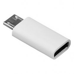  Type-C (F) - microUSB 2.0 (M), White, Lapara