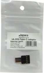  USB 2.0 (F) - Type-C (M), Black, Lapara,  -  3