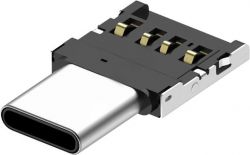  USB 2.0 (F) - Type-C (M), Black, Lapara, 