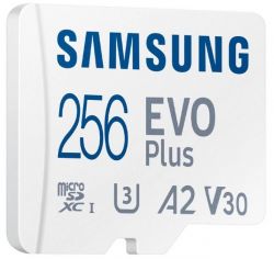   microSDXC, 256Gb, Samsung EVO Plus, Class10 UHS-I U1, SD  (MB-MC256KA/EU) -  3