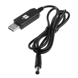   USB - DC 12V (5.5x2.1 ), Black, 1 , Dynamode