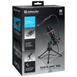 Мікрофон Defender Forte GMC 300 USB Black, кабель 1.5 м, iгровий стрім мікрофон - Картинка 4