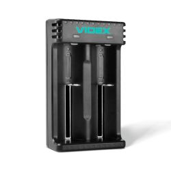   Videx L201, Black, 2 x Li-ion/IMR (1000 mAh, 4.2V), microUSB (5V/2A), LED , 2   (VCH-L201) -  2