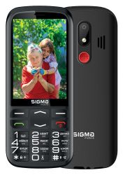   Sigma mobile Comfort 50 Optima Type-c Black "", 2 Mini-SIM,  3.5"  (320x480), , Spreadtrum SC6531H,  microSD (max 32GB), FM-, , BT, Cam 0.3Mp, 2500 mAh -  1