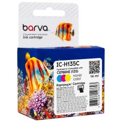  HP 135 (C8766HE), Color, DeskJet 5743/5943/6543/6623, PSC 1513/1613/2353/2573, 14 , Barva (IC-H135C)