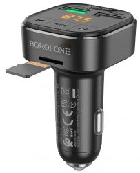 FM- Borofone BC43, 2USB/QC3.0, 18W, Black -  5