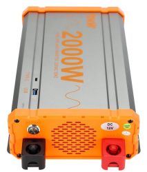   2000 , PowMr, Grey/Orange, 12V,  , 1xUSB, 1xType-C, LED  (POW-HV2K-12V) -  3