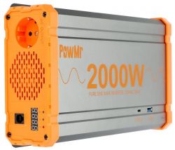   2000 , PowMr, Grey/Orange, 12V,  , 1xUSB, 1xType-C, LED  (POW-HV2K-12V) -  5