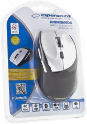   Esperanza "Andromeda", Black/Silver, Bluetooth, , 2400 dpi, 6 , 2xAAA (EM123S) -  5