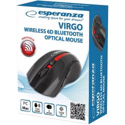  Esperanza EM129R , Black, USB, , Bluetooth, 1600 dpi, 6  -  2