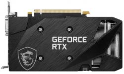  GeForce RTX 3050, MSI, VENTUS 2X XS OC, 8Gb GDDR6, 128-bit, DVI-D/HDMI/DP, 1807/14000 MHz, 6-pin (RTX 3050 VENTUS 2X XS 8G OC) -  4
