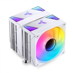    Jonsbo CR-3000 ARGB, White, /, 2x120 , PWM,  Intel 115x/1200/1700, AMD AMx/FMx,  260W TDP, 160  -  3