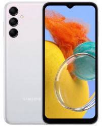  Samsung Galaxy M14 Silver, 2 Nano-SIM, 6.6" (2408x1080, IPS), Samsung Exynos 1330 (8x2.4 GHz), 4GB, 64GB, microSD, 50/2/2Mp+13Mp, 5G, WiFi, BT, NFC, Type-C, 6000 mAh, Android 13 (SM-M146BZSU)