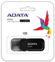 USB Flash Drive 32Gb ADATA UV240, Black (AUV240-32G-RBK) -  3