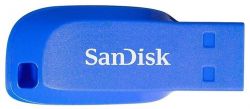 USB Flash Drive 32Gb SanDisk Cruzer Blade, Electric Blue (SDCZ50C-032G-B35BE) -  1