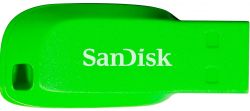 USB Flash Drive 32Gb SanDisk Cruzer Blade, Green (SDCZ50C-032G-B35GE) -  1