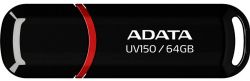 USB 3.0 Flash Drive 128Gb ADATA AUV150, Black (AUV150-128G-RBK)