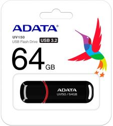 USB 3.0 Flash Drive 128Gb ADATA AUV150, Black (AUV150-128G-RBK) -  4