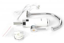 Водонагрівач проточний Holmer HHW-411PL, White, 3000W, механічне керування, IPX4, LED дисплей, захист від включення без води, захист від перегріву - Картинка 6