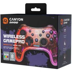  Canyon GPW-04 "Brighter", Red/Pink,  (USB 2.4GHz),   / PS4 / PS3 / Android / Xbox 360, 17 ,  , RGB , 800 mAh (CND-GPW04) -  2