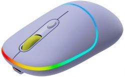 ���� ������������ Canyon MW-22, Mountain Lavender, Bluetooth / USB 2.4 GHz, ����������, 800 - 1600 dpi, 6 �������, RGB ���������, 650 mAh (CNS-CMSW22ML) - �������� 2