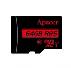   microSDXC, 64Gb, lass 10, Apacer, R85MB/s,   (AP64GMCSX10U5-RA)