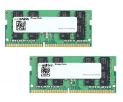  SO-DIMM, DDR4, 32Gb x 2 (64Gb Kit), 3200 MHz, Mushkin Essentials, 1.2V, 22-22-22-52 (MES4S320NF32GX2) -  1